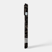 Texture de pierre de marbre noir lunatique & nom p (Côté gauche)