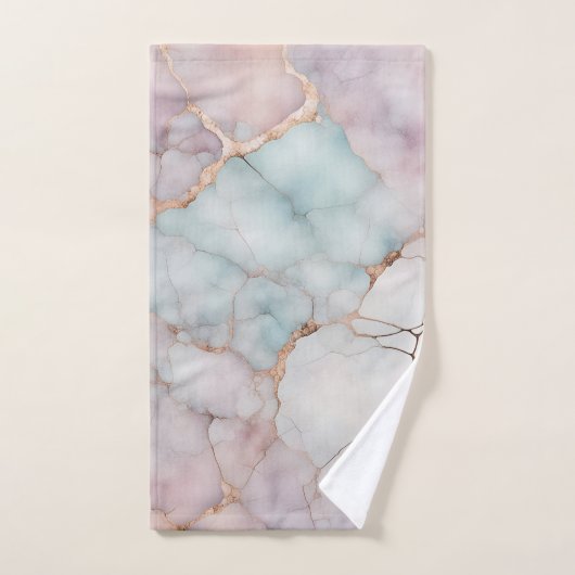 Texture de pierre de marbre rose (Serviette à main)