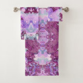 Texture de pierre de marbre violet et rose (En situation)