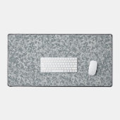 Texture de pierre organique grise à motif transpar (Clavier et souris)
