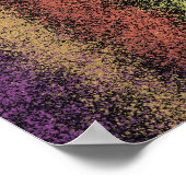 Texture de poster de scrapbook rayé abstrait (Coin)
