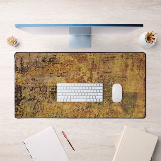 Texture de rouille jaune, une impression gel abstr (Bureau 1)