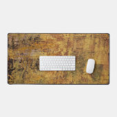 Texture de rouille jaune, une impression gel abstr (Clavier et souris)