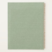 Texture de tissu vert sauge (Dos)