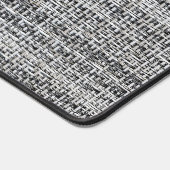 Texture de toile en noir et argent (Coin)