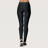 Texture Denim Charbon, Legging (Dos)