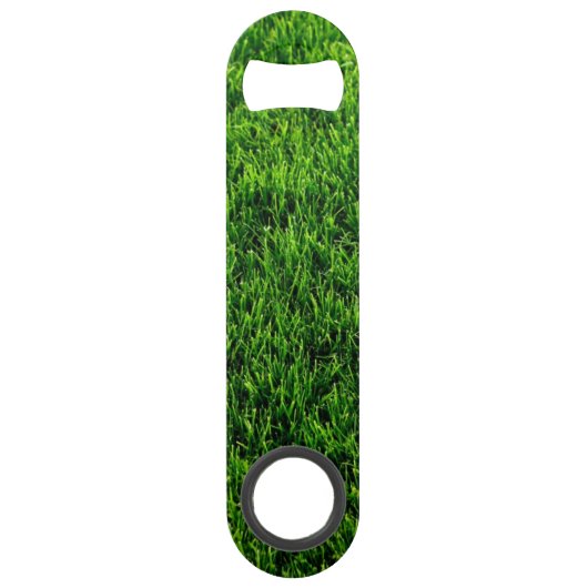 Texture d'herbe verte d'un terrain de football (Devant)