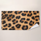 Texture d'impression de Cheetah (Serviette de bain)