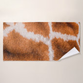 Texture d'impression de girafe (Serviette de bain)