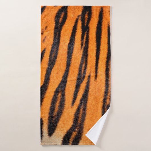 Texture d'impression de tigre (Serviette de bain)