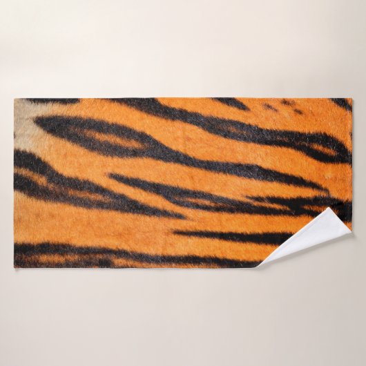 Texture d'impression de tigre (Serviette de bain)