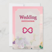 Texture dorée de luxe Faire-part de mariage islami (Devant)