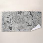 Texture d'un vieux mur de béton fêlé. Contexte (Serviette de bain)