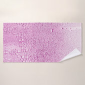 Texture d'une goutte de pluie sur un verre mouillé (Serviette de bain)