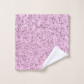 Texture en béton rose pastel (Gant de toilette)