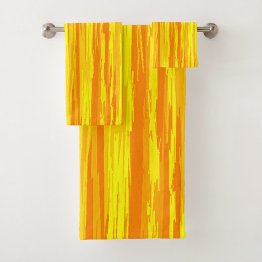 Texture En Bois Abstrait Orange Et Jaune (En situation)