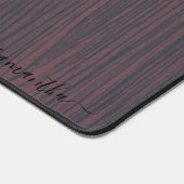 Texture en bois Brown foncé simple Monogramme pers (Coin)