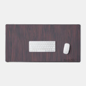 Texture en bois Brown foncé simple Monogramme pers (Clavier et souris)