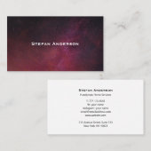 Texture en bois carte de visite professionnel (Devant / Derrière)