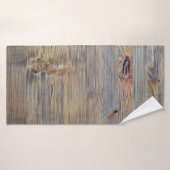 Texture en bois clair fond abstrait, home deco (Serviette de bain)