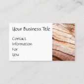 Texture en bois de carte de visite de (Dos)