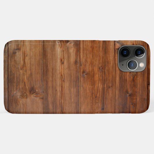 Texture en bois iPhone 11 Pro Max Coque (Dos (Horizontal))