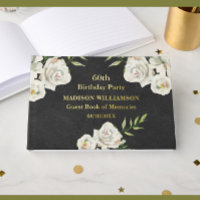 Texture en cuir Floral fête d'anniversaire Gold Fo