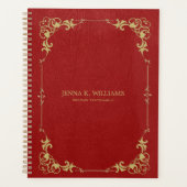 Texture en faux cuir rouge (Devant)