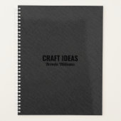 Texture en faux lin gris foncé (Devant)