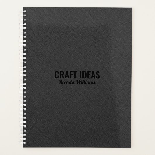 Texture en faux lin gris foncé (Devant)