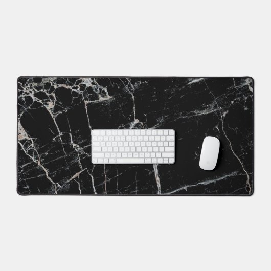 texture en marbre noir (Clavier et souris)