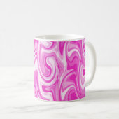 Texture en marbre - Tons roses Café Mug (Devant droit)