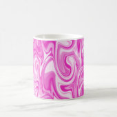 Texture en marbre - Tons roses Café Mug (Centre)