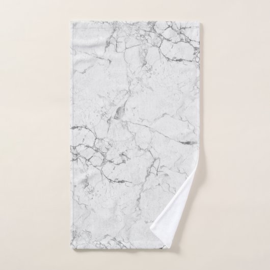 Texture en pierre blanche (Serviette à main)
