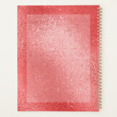 Texture en verre chatoyant rouge iridescente (Dos)