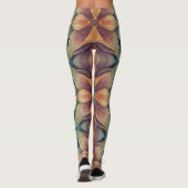 Texture florale "Ratti_Creative_Arts" Leggings (Dos)