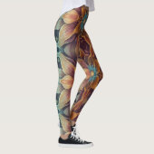 Texture florale "Ratti_Creative_Arts" Leggings (Droite)