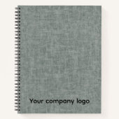 Texture gris et blanc. carnet (Devant)