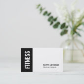 Texture gris noir Carte de visite moderne (Debout devant)