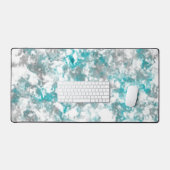 texture gris turquoise et marbre blanc (Clavier et souris)