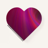 Texture lisse Carnet spiral pourpre personnalisé (Devant)