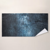 Texture métal gris bleu arrière - plan (Serviette de bain)