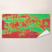 Texture métallique avec égratignures et fissures e (Serviette de bain)