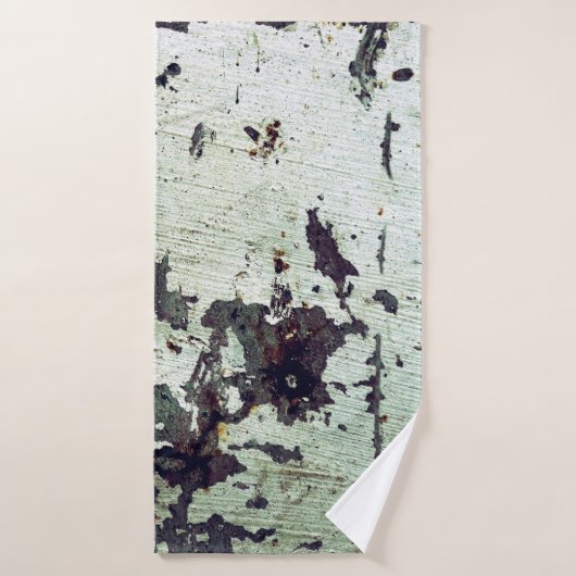 Texture métallique avec rayures et craquelures abs (Serviette de bain)