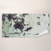 Texture métallique avec rayures et craquelures abs (Serviette de bain)