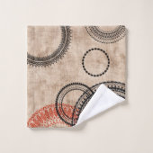 Texture minimaliste Geo Motif (Gant de toilette)