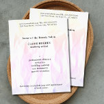 Texture moderne élégante Artiste maquillage rose c<br><div class="desc">Elégant menu / brochure modèle design pour professionnels de la beauté (maquillage,  cosmétique,  beauté consultant). Design simple et élégant avec texture arrière - plan rose clair. Si vous avez besoin d'aide pour customiser ce produit,  veuillez nous contacter.</div>