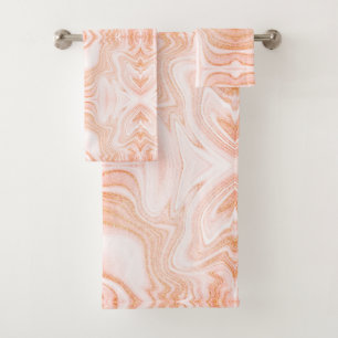 Texture moderne orange blanc imitation marbre