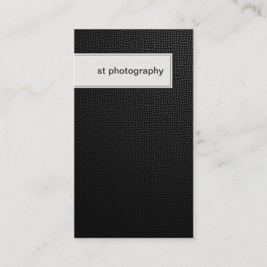 Texture noire élégante de carte de visite de (Devant)