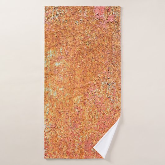 Texture of the old painted metalabstract, age, anc (Serviette de bain)